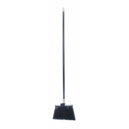 Angle Broom W/handle,56" L X 12" W,black