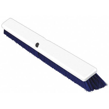 Push Broom W/handle,24",blue (1 Units In