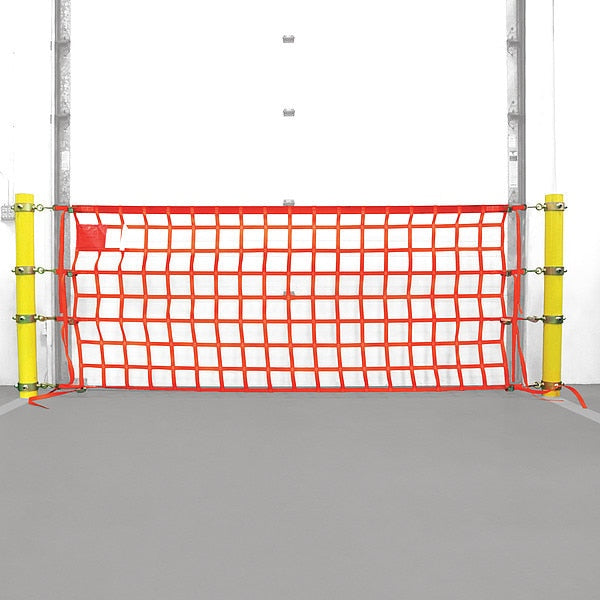 Bollard Mount Defender Net,#10,4ftx6ft (
