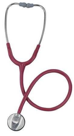 Stethoscope,single Head,adult,burgundy (