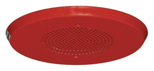 Speaker, 25/70 Vrms, Red, 7-17/64 in. H