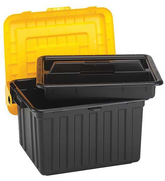 Attached Lid Container,23-5/8inlx19inw (