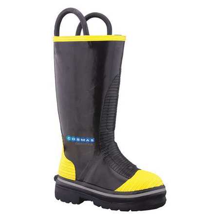 Insulated Fire Boots,10-1/2w,steel,pr (1