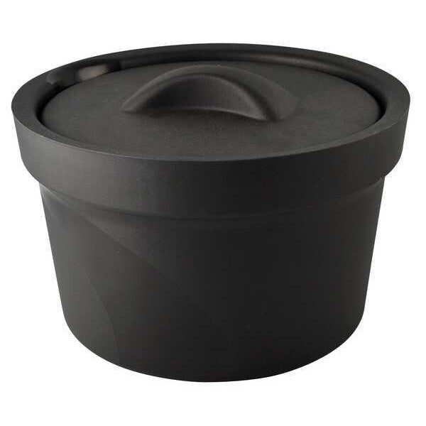 Ice Bucket with Lid, Black, 2.5L
