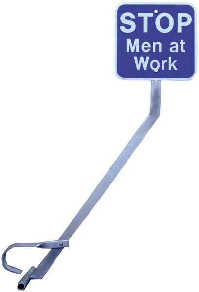 Rail Clamp Sign Holder With Sign (1 Unit