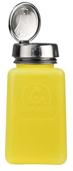 Bottle, One-Touch Pump, 6 oz, Yellow