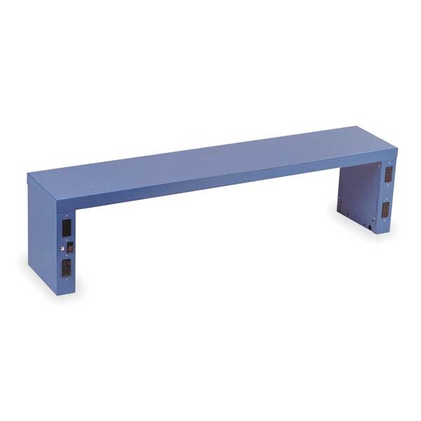Shelf Riser, 72 W x 12 D x 15 in. H, Blue