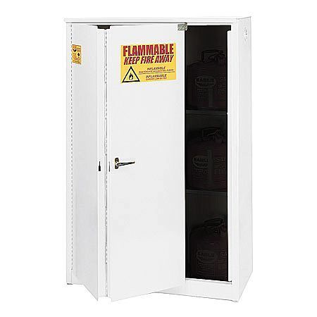 Flammable Safety Cabinet,45 Gal.,white (