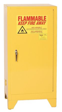 Flammable Safety Cabinet,16 Gal.,yellow