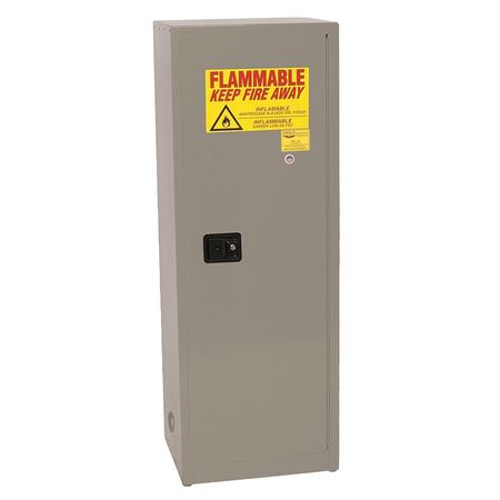 Flammable Safety Cabinet,24 Gal.,gray (1