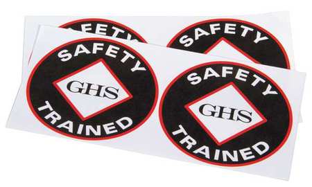 Ghs Trained Sticker,pk10 (1 Units In Pk)