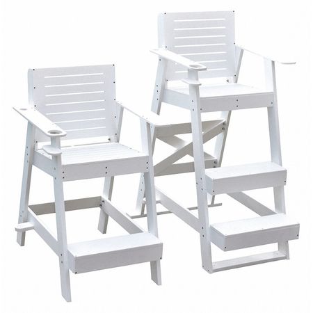 Lifeguard Chair,30" Seat Height,hdpe (1