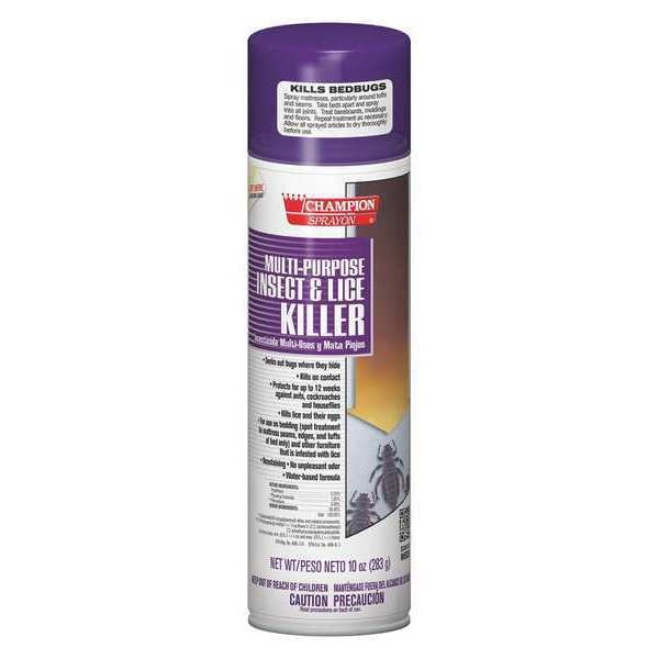 10 oz.Aerosol Spray Indoor/Outdoor Insecticide Lice Killer, PK12