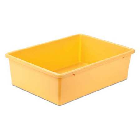 Plastic Bin,large,yellow,16.25x11.75x5 (