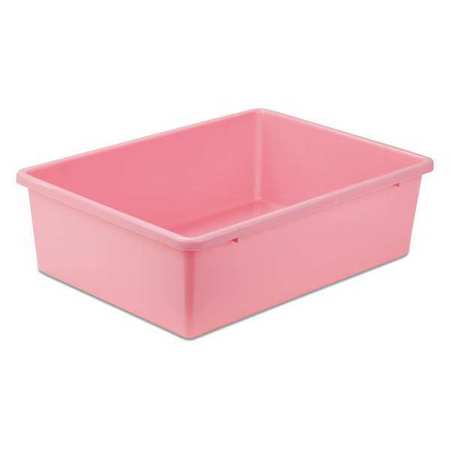 Plastic Bin,lg,dark Pink,16.25x11.75x5 (