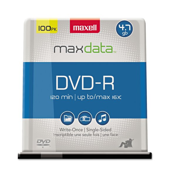 DVD-RDiscs, 4.7GB, 16x, Spindle, PK100