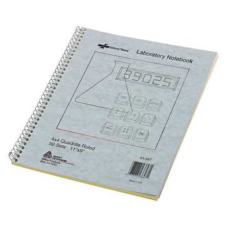 Dupllabnotebook,quadrillerule,9x11 (1 Un
