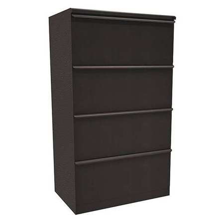 Four Drawer Lateral File,30"x19"x52" (1