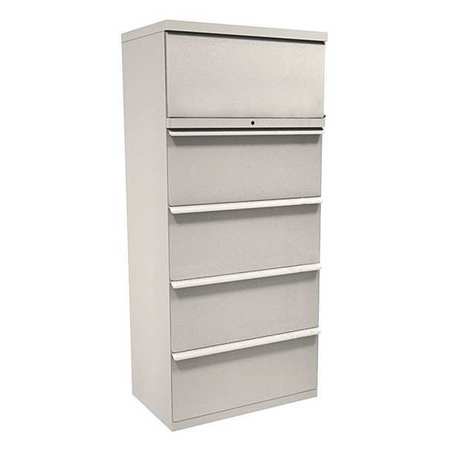 Five Drawer Lateral File,36x19x66