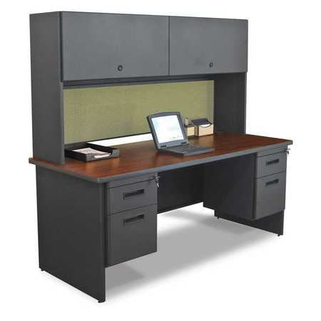 Dbl File Desk,cabinet,72x30
