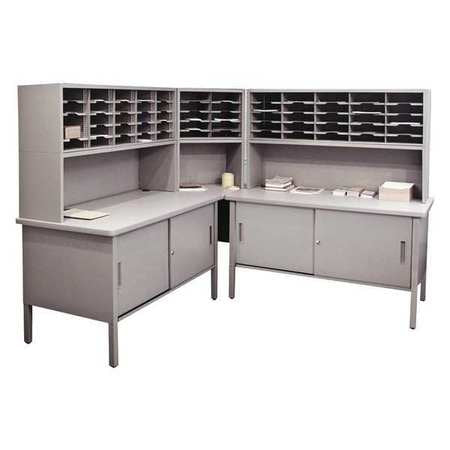 Mailroom Organizer,cabinet,60 Adj Slot (