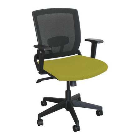 Mid-back Mesh Chair,lime,black Base (1 U