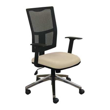 Task Mesh Chair,flax/chrome (1 Units In