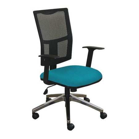 Task Mesh Chair,teal/chrome (1 Units In