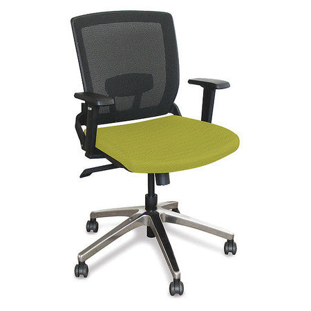 Mid-back Mesh Chair,lime/chrome (1 Units