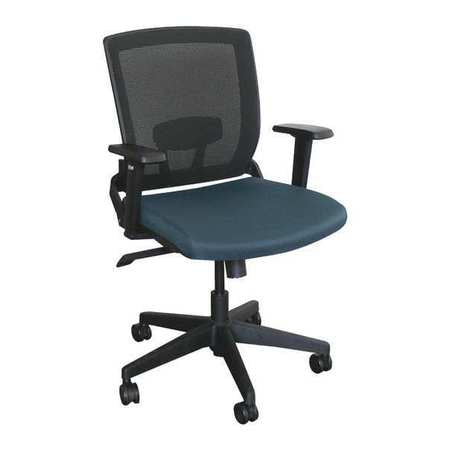 Mid-back Mesh Chair,iris,black Base (1 U