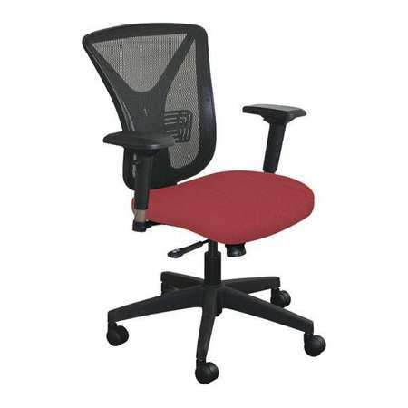 Executive Mesh Chair,raspberry/black (1