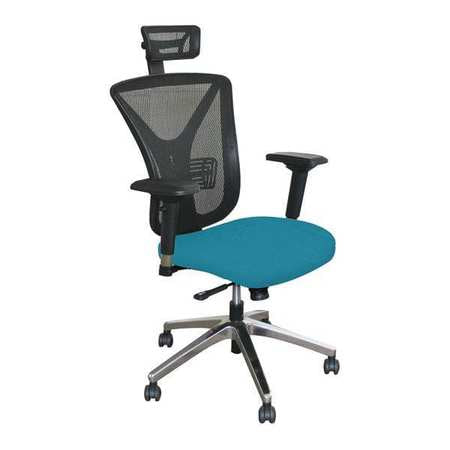 Executive Mesh Chair,teal/chrome (1 Unit