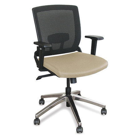 Mid-back Mesh Chair,flax/chrome (1 Units