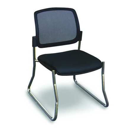 Visitor Chair,black/chrome (1 Units In E