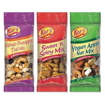 Trail Mix Variety,assorted Flavors,pk24