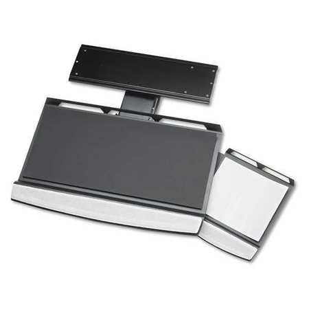 Tray,keyboard,adjustable,black/silver (1