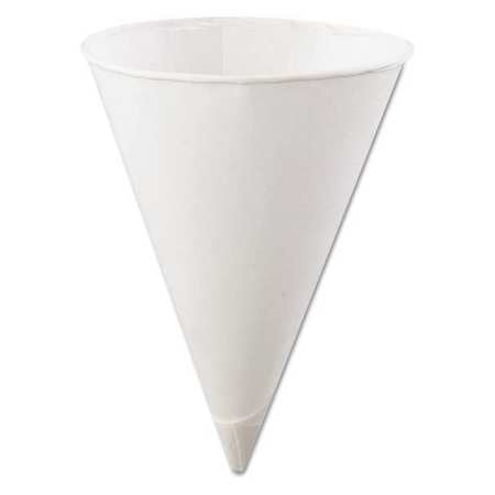 Cup,rolled Rim Paper Cone 4.5 Oz.,pk5000
