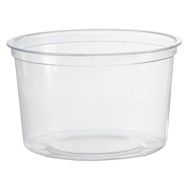 Container, Plastic, 16 oz., Clear, PK500