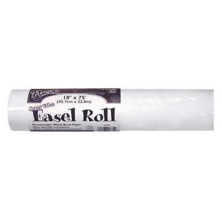 Drawing Paper Roll,18" X 75",white (1 Un