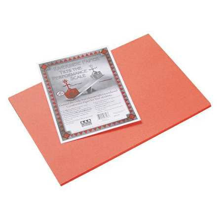 Paper,construction,12" X 18",orange,pk50