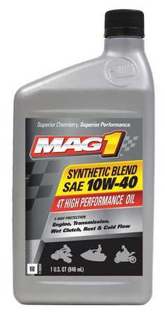 Engine Oil,10w-40,synthetic Blend,1qt (1