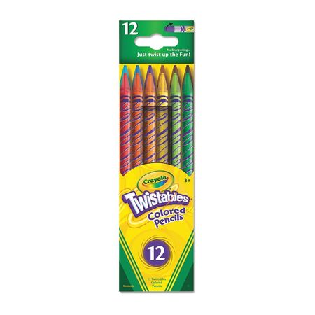 Twistables Colored Pencils,pk12 (1 Units