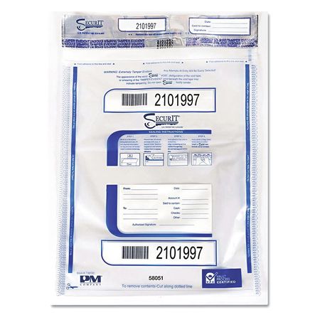 Tamper Evident Bags,20x24,clear,pk50 (1