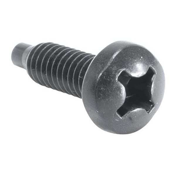 #12-24 x 3/4 in Phillips Machine Screw, Plain Steel, 500 PK