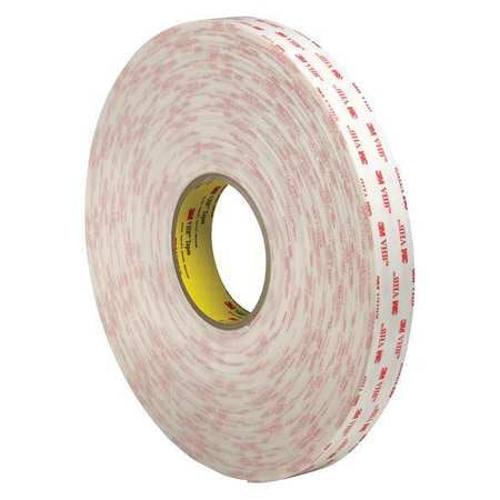 Vhb Tape,4945,1"x5yd.,wh (1 Units In Ea)