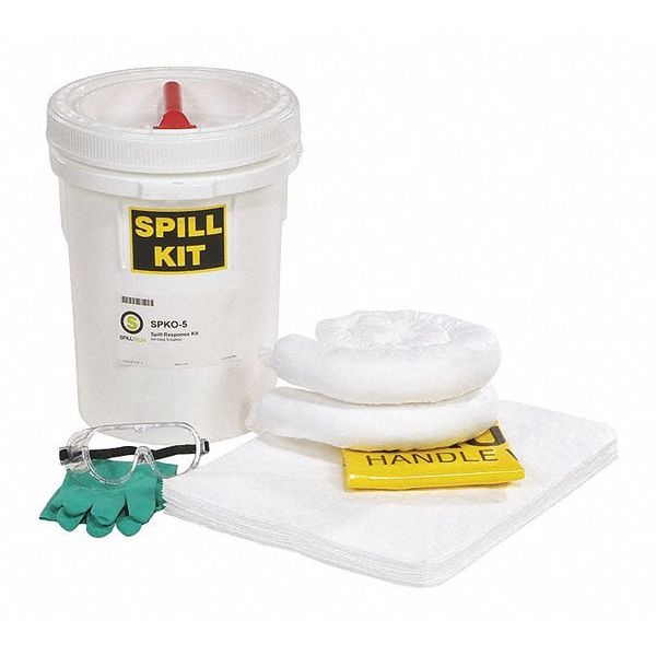 Spill Kit, Bucket, Oil-Based Liquids