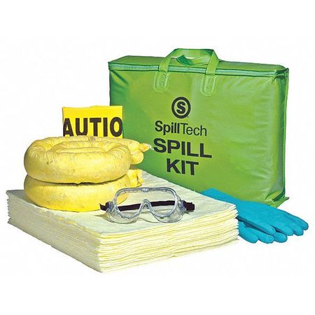 Spill Kit,bag,chemical/hazmat,4" H (1 Un