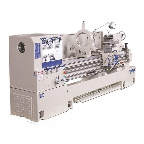 Lathe, 220 Volts, 15 HP, 60 Hz, 3 Phase