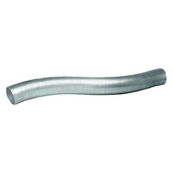 Duct Hose, 7 in Duct Dia, Galvanized Steel, 7 1/4 in W x 5 ft. L x