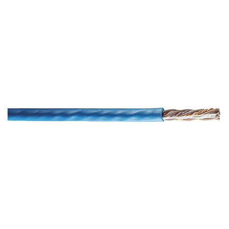 Data Cable,cat 6a,23 Awg,1000ft,blue (1